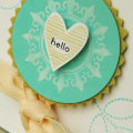 Hello card - detail