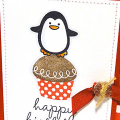 Penguin Cupcake Birthday Card