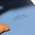 Welcome Baby Boy Card - inside