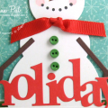 Holiday Greetings Snowman by Lynn Put