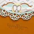 Supplies

Stamps: Love & Marriage,  Background Basics: Chevron
Ink: Smokey Shadow
Cardstock: Rustic White, Canyon Clay, Lemon Tart, Aqua Mist
Ribbon: Soft Stone twill tape
Dies: Mat Stack 4,...
