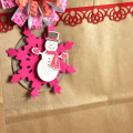 Snowman gift tag