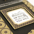 Framed Tag for You Card - detail