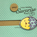 Easter Chick Surprise Card