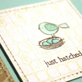 Just Hatched Card - detail