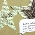 Baby Porter Scrapbook Page - detail