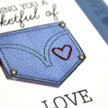 Pocketful of Love Card - detail