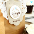 Thank You Cupcake Bag Tag
