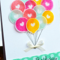 Happy Birthday Balloons card