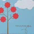 Blog- https://www.facebook.com/bellarosecards

Stamps-
Papertrey Ink- Text Style II, Botanical Silhouettes.

Dies-
Papertrey Ink- Up, Up, and Away cloud dies, Pinking border die....