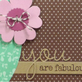 Supplies
All supplies Papertrey Ink unless otherwise noted.
Stamps: Wonderful Words;
Colors: Dark Chocolate, Lavender Moon, Autumn Rose, Kraft;
Other: Chocolate Patterns paper, Aqua Patterns...