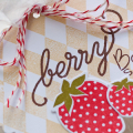 Berry Bath Basket tag