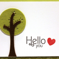Hello You Tree Card