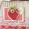 Berry Sweet Altered Wood Block