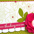 Stitches and Swirls w/Felt flower