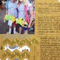 Girl Scout Camp Scrapbook Page