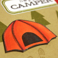 Happy Camper Card - detail