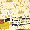 Pictures & Footprints Card