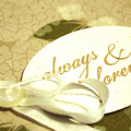 Always & Forever Wedding Card - detail