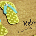 Relax & Enjoy Card - detail