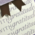 With Gratitude detail