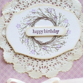 Lilac Shabby Chic Birthday: Wreath for All Seasons