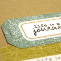 Life is a Journey Tag Card - detail