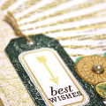 Best Wishes Tag Card - detail