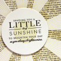 Little Bit of Sunshine Text Card