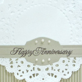 Supplies
Stamps: Damask Designs (PTI);
Colors: White, Dark Chocolate (PTI); Sahara Sand (SU);
Other: Doily die & Photo Finisher die (PTI); Sand DSP (SU); Pearls;

For more yadda-yadda check...