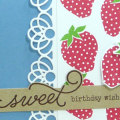 Supplies
All supplies Papertrey Ink unless otherwise noted.
Stamps: Strawberry Patch, Strawberry Patch Sentiments;
Colors: Blueberry, White, New Leaf, Poppy, Kraft, Dark Chocolate;
Other:...