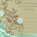 Supplies
All supplies Papertrey Ink unless otherwise noted.
Stamps: With Sympathy, With Sympathy â€“ Loss of Pet;
Colors: Fine Linen, Dark Chocolate, White, Aqua Mist;
Other: Fine Linen...