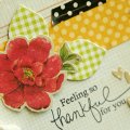 Feeling So Thankful card - detail