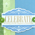 Supplies
All supplies Papertrey Ink unless otherwise noted.
Stamps: Celebrations;
Colors: Blueberry Sky, Kraft, White;
Other: New Leaf ribbon & buttons, Simple Stripes impression plate,...