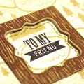 Woodsy Friend Card - detail
