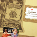 Snapshot of Memories Card - detail