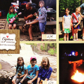 Finland Camping Trip Snapshots Scrapbook Page