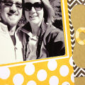 You Are My Sunshine Scrapbook Page - detail