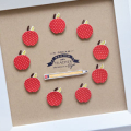 Supplies

Stamps: Teach & Inspire
Ink: True Black, Summer Sunrise, Berry Sorbet
Cardstock: Rustic White, Kraft
Patterned Paper: Pure Poppy polka dot
Dies: Teacher's Apple
Other: Frame by...