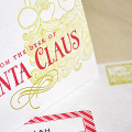 Santa Stationery Certificate and Envelope