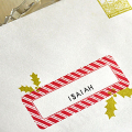 Santa Stationery Envelope