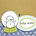 Happy Winter Snow Globe Card