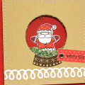 Santa Snow Globe Shaker Card
