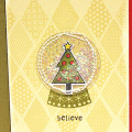 Glittering Snow Globe Card