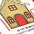Sweet Gingerbread Greetings Card - detail