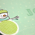 Snowy Joy Card - detail