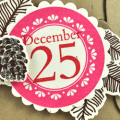 December 25 gift card holder