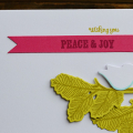 Peace & Joy card