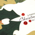 Holly Merry Christmas Card - detail