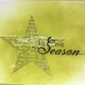 Postmarked Holiday Star Card